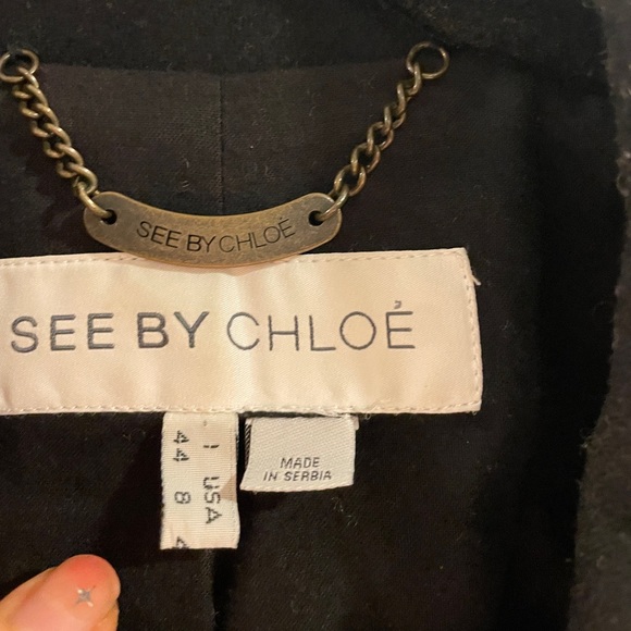 Chloe wool trench coat - Picture 3 of 5